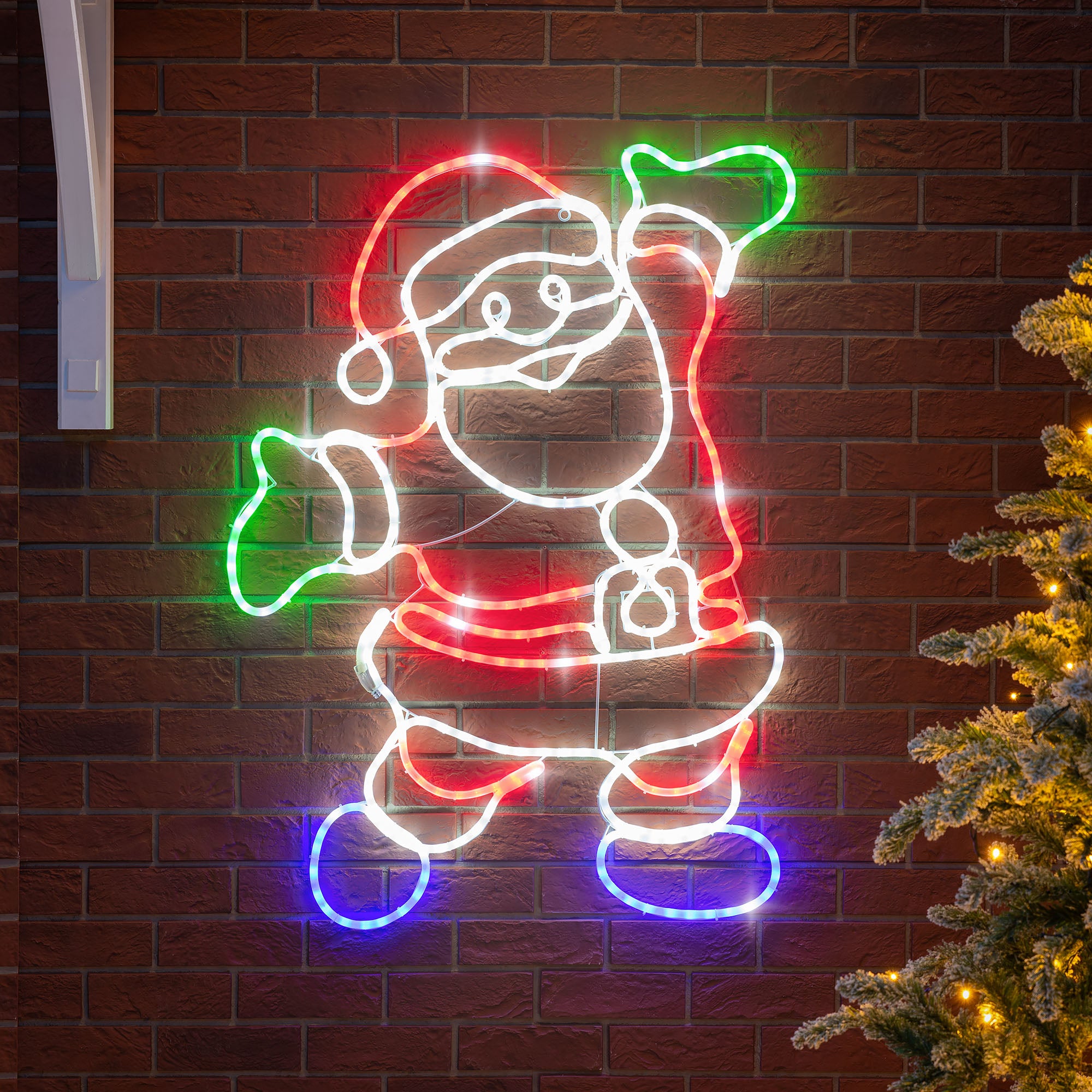 Happy Santa Christmas Light (1m)