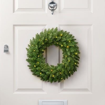 Plain Spruce Christmas Wreath