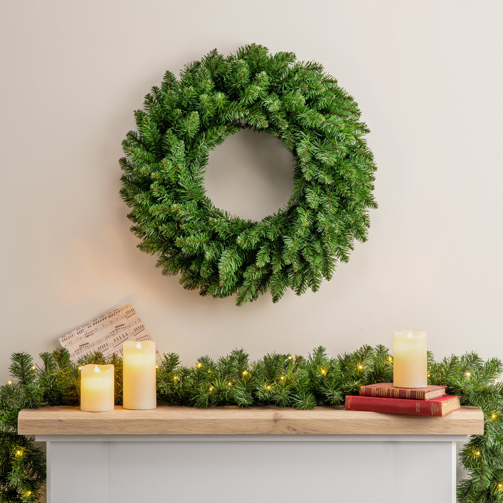 #size_60cm|Lighting Options_Unlit Wreath