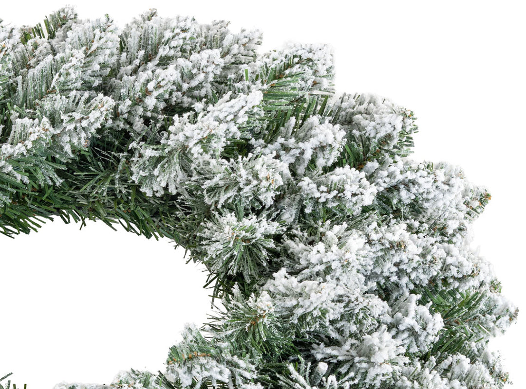 Snow-Flocked Finish