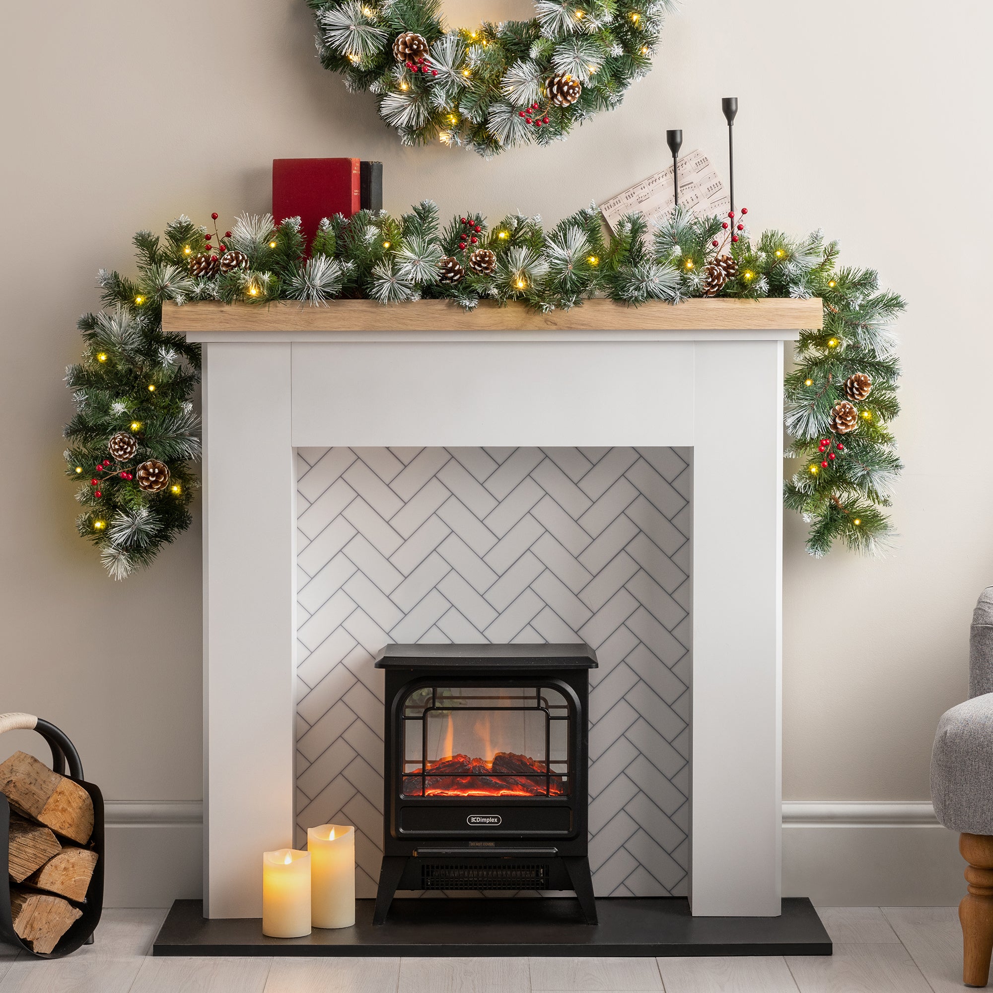 #size_180cm|Lighting Options_Garland with DIY String Lights