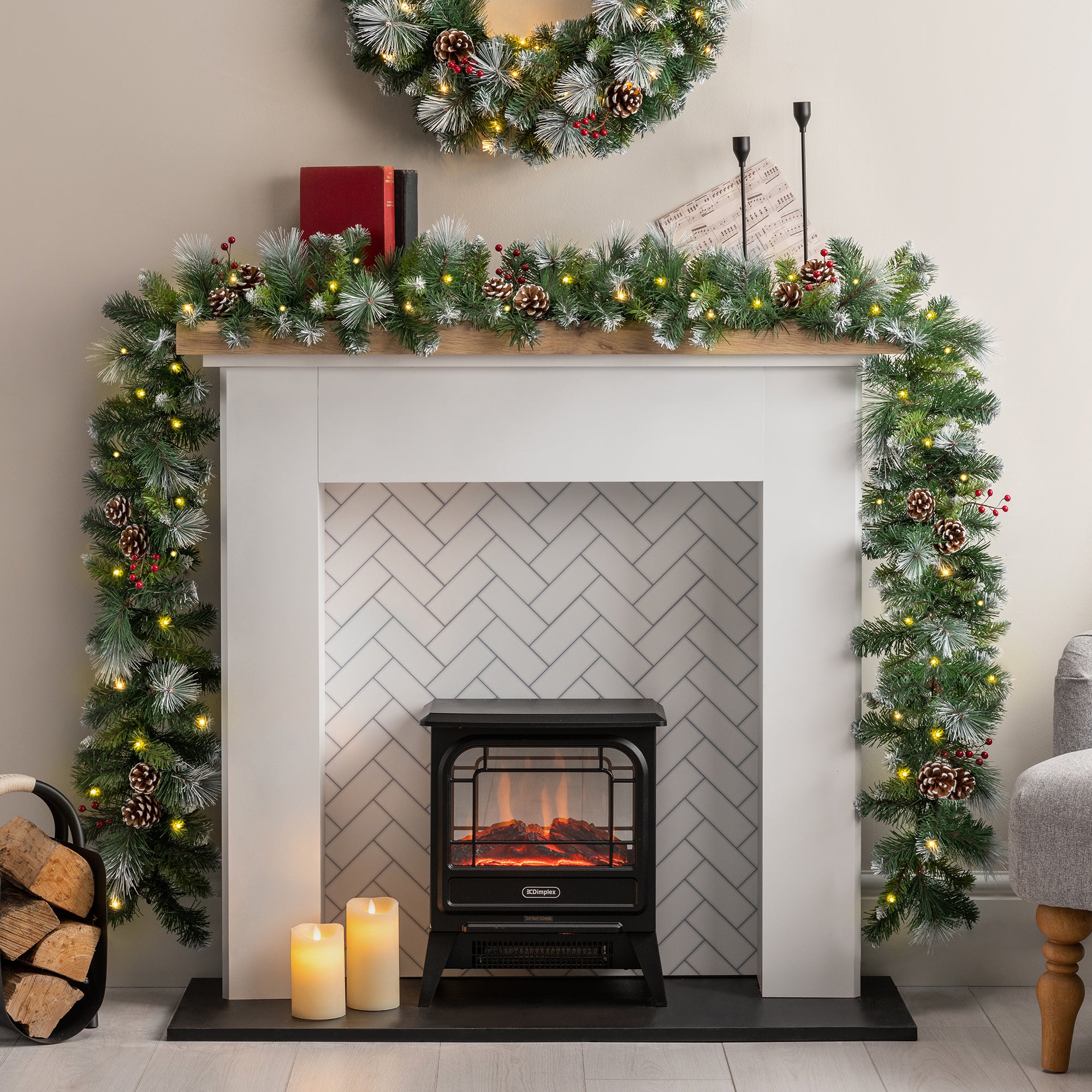 #size_270cm|Lighting Options_Garland with DIY String Lights