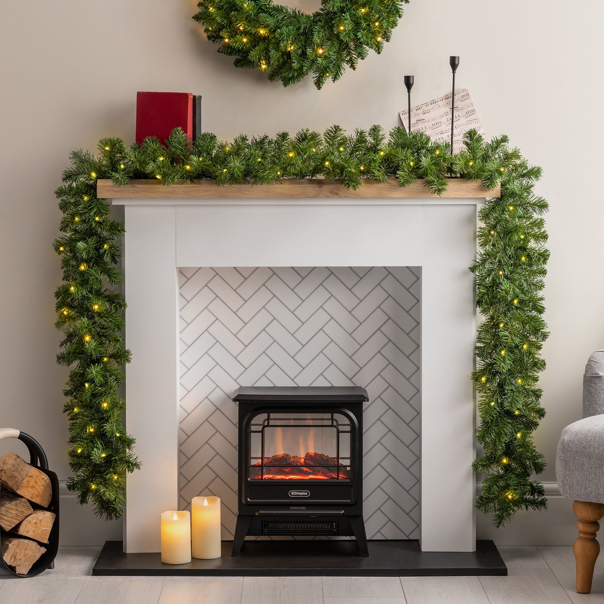 #size_270cm|Lighting Options_Garland with DIY String Lights