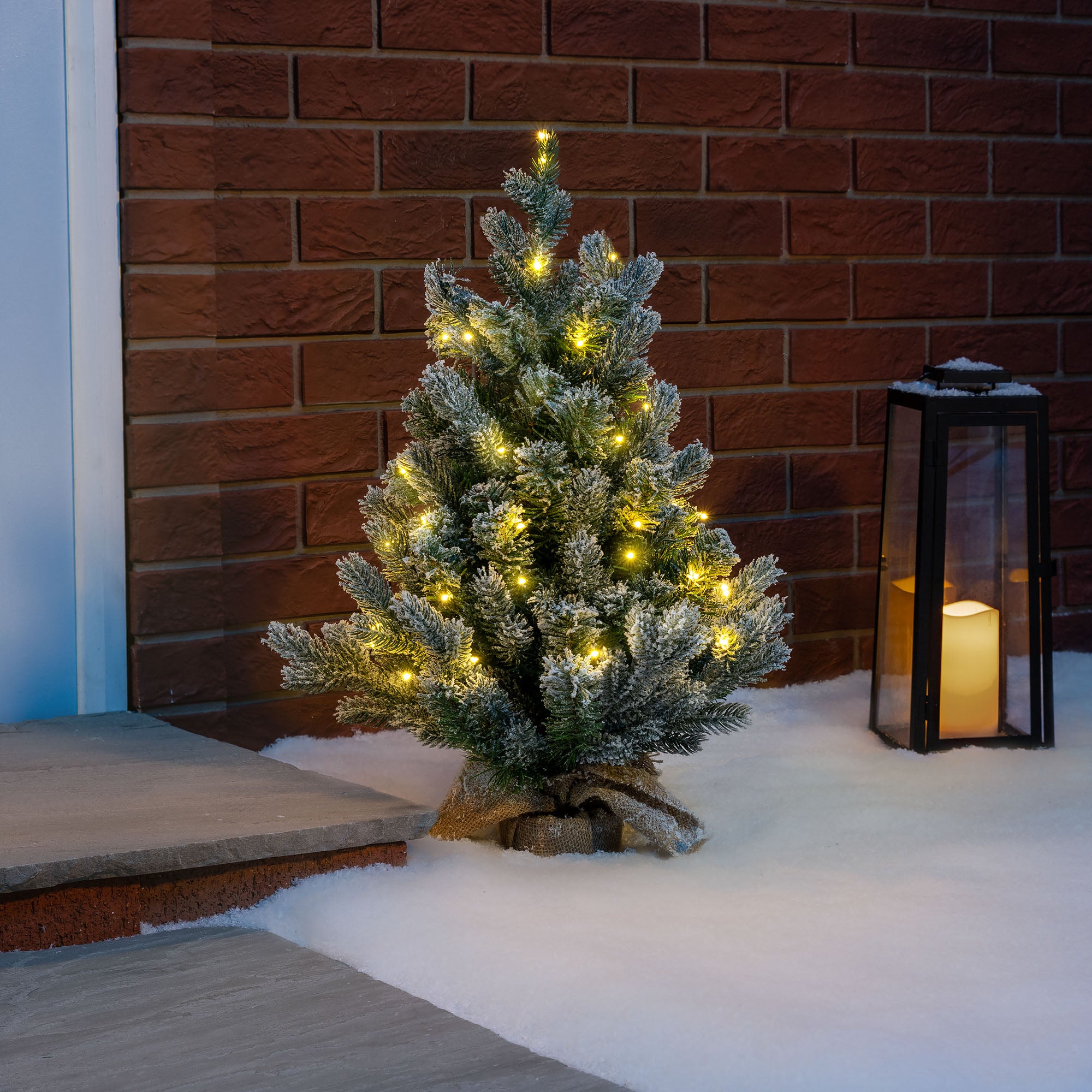 2ft Mini Flocked Christmas Tree