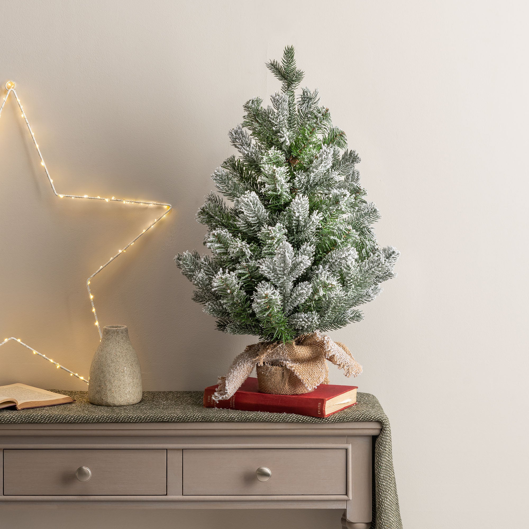 2ft Mini Flocked Christmas Tree