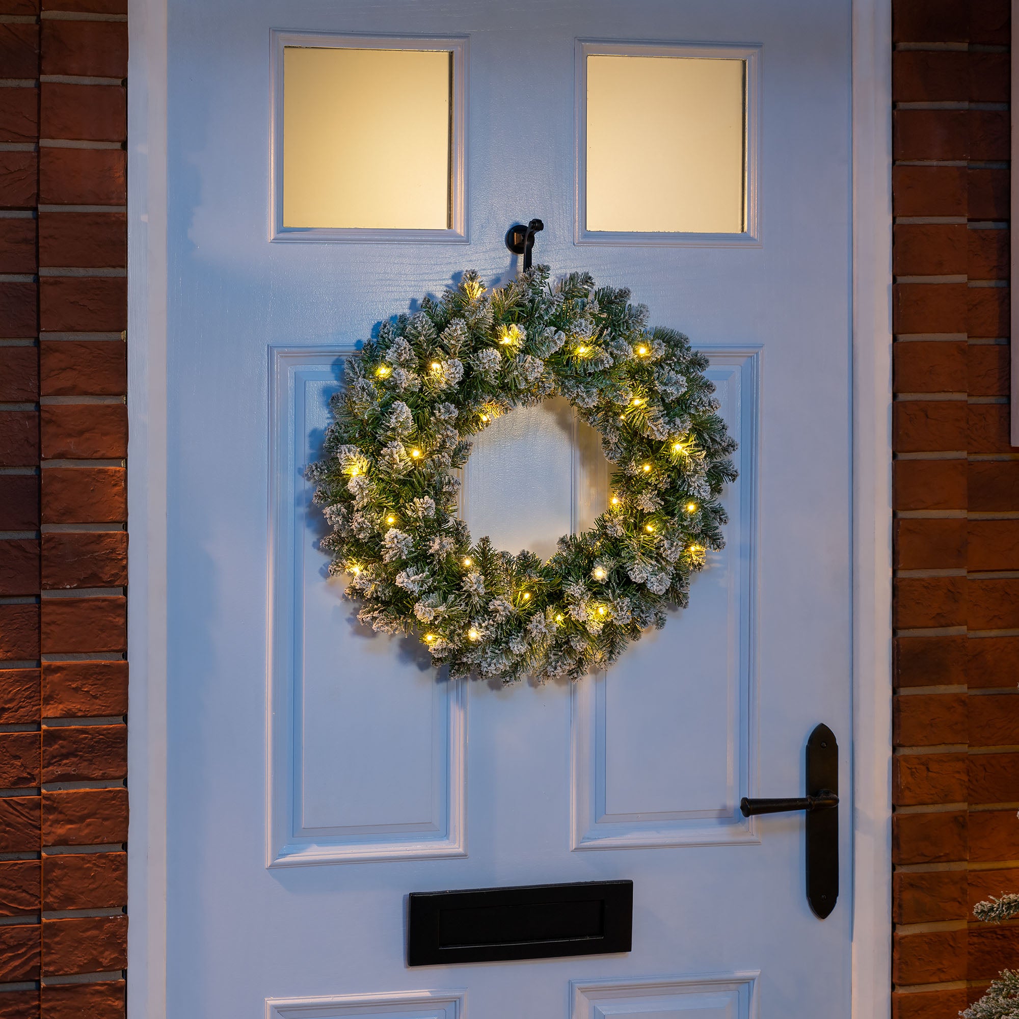 #Size_45cm|Lighting Options_Wreath with DIY String Lights