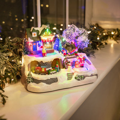 Animated Christmas Scene