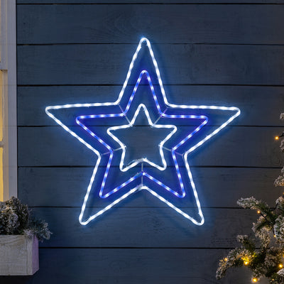 Animated LED Christmas Star Light