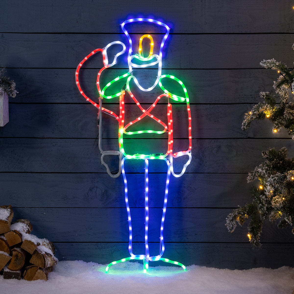 Animated Nutcracker Rope Light