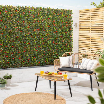 Artificial Flower Trellis (1m x 2m)