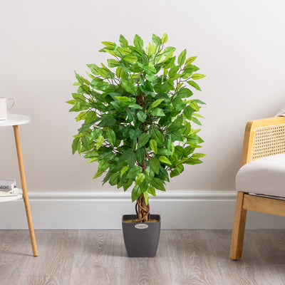 Artificial Green Ficus Tree