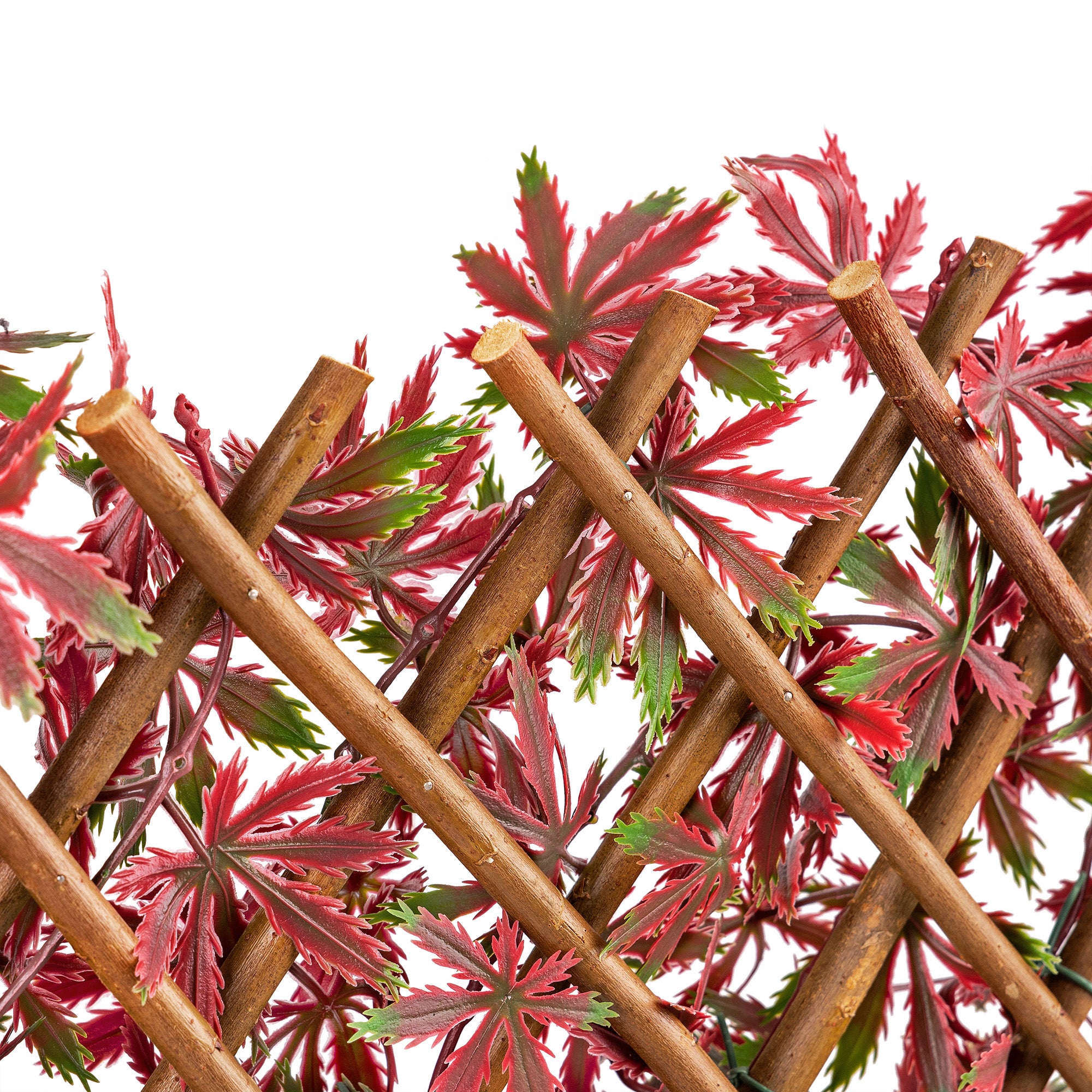 Artificial Red Acer Trellis (1m x 2m)