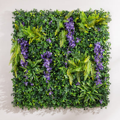 Artificial Wisteria Living Wall Panels – 1m x 1m