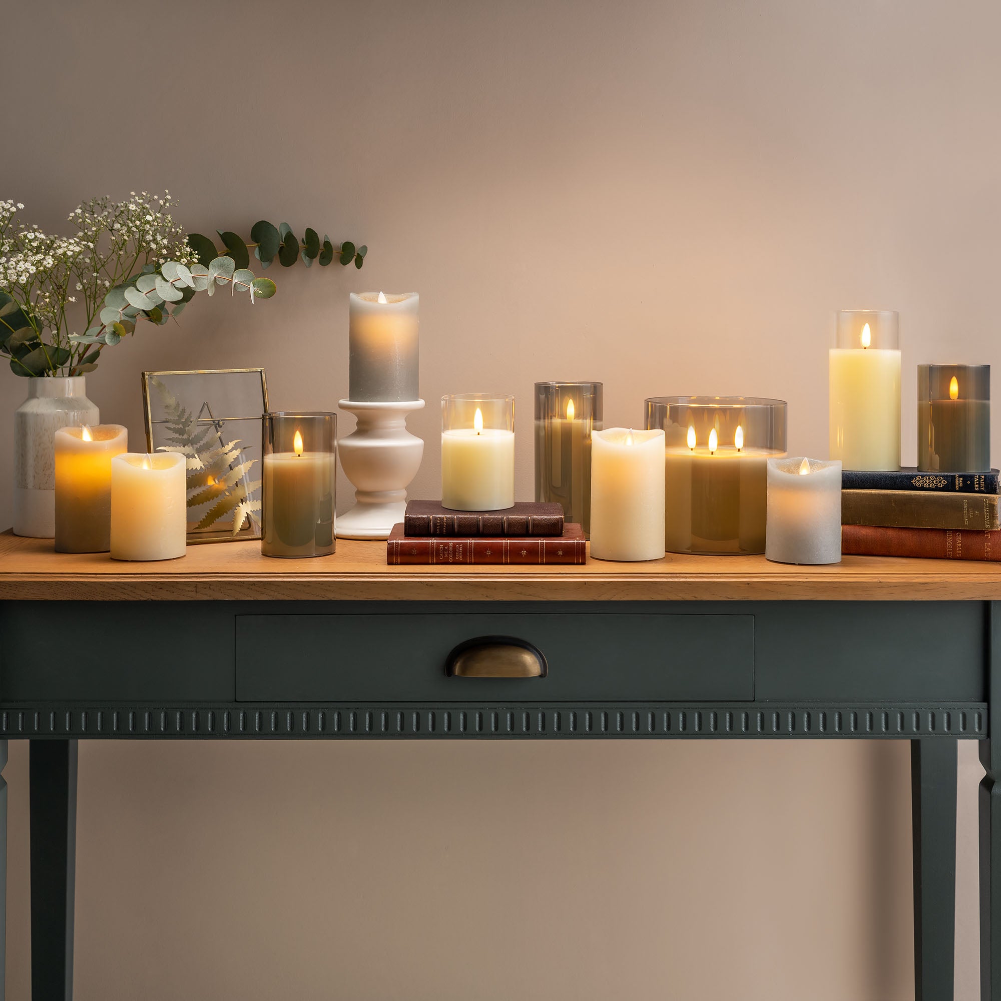 LED Candles with Remote (Set of 3)