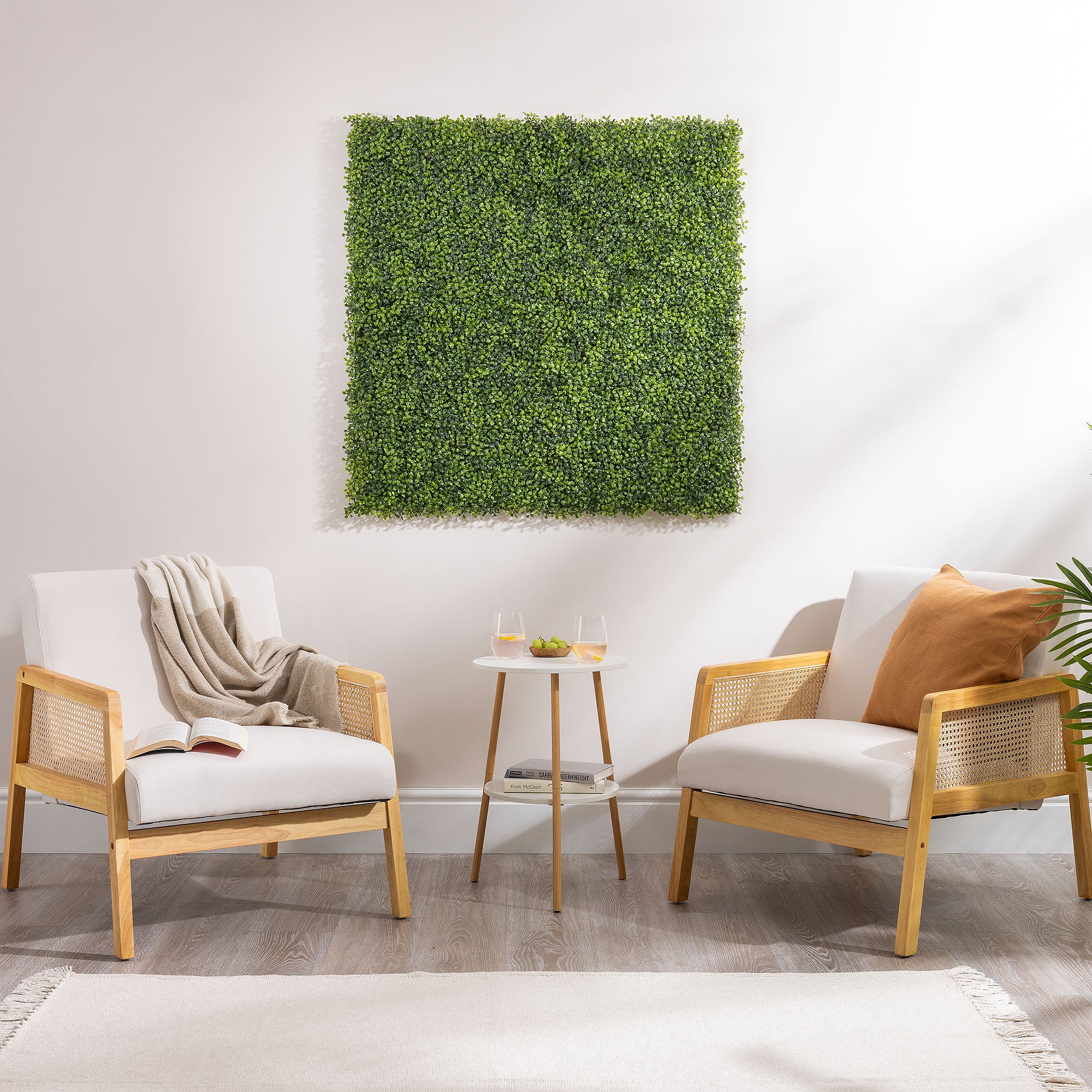 Artificial Boxwood Living Wall Panels