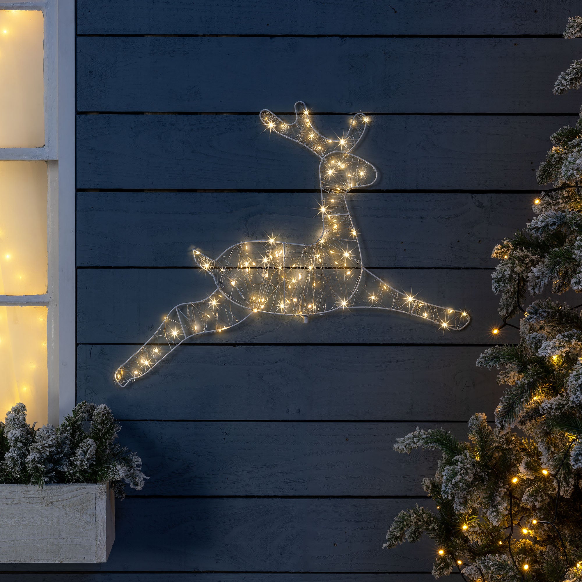 Reindeer Silhouette Pathway Stake Light
