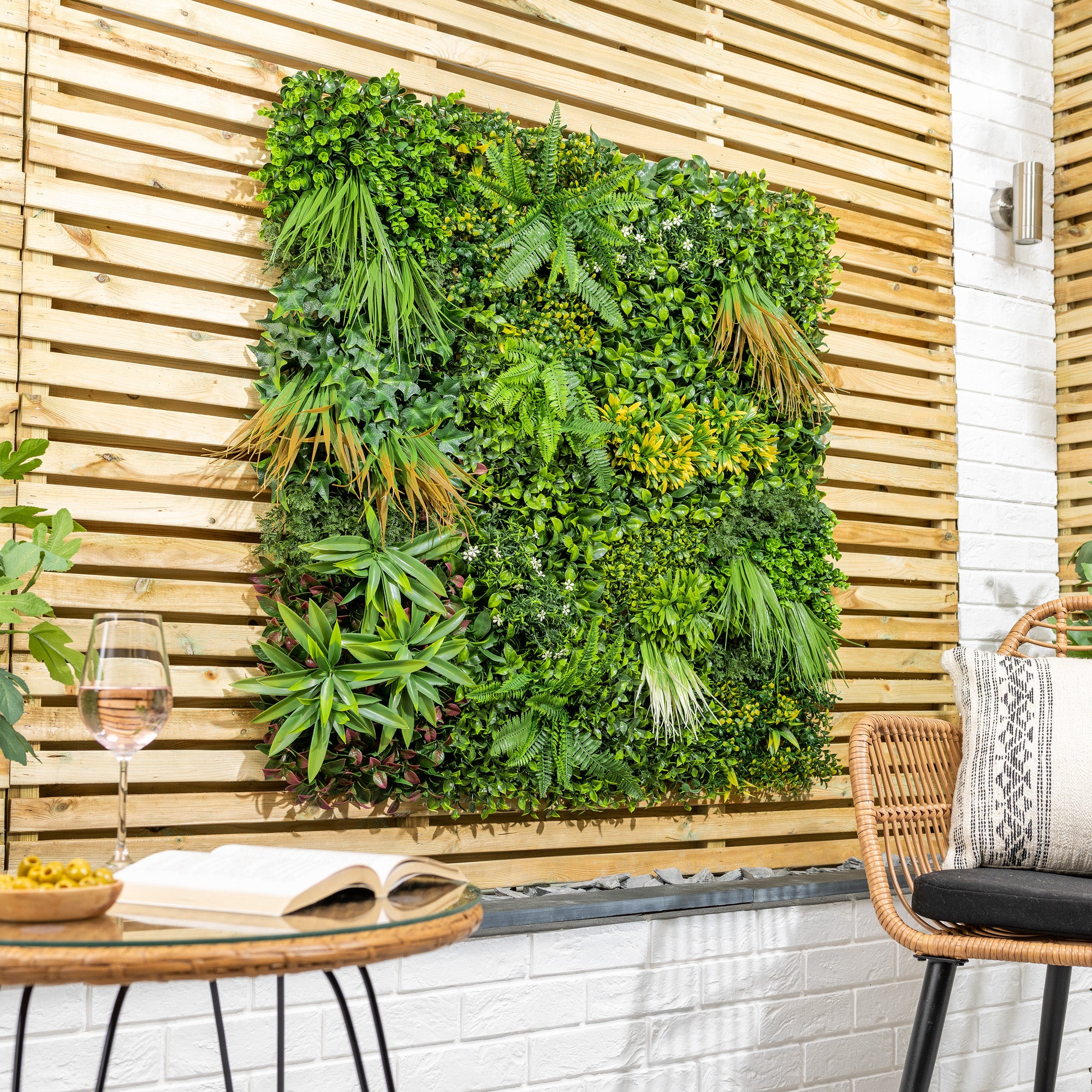 Artificial Oasis Living Wall Panels