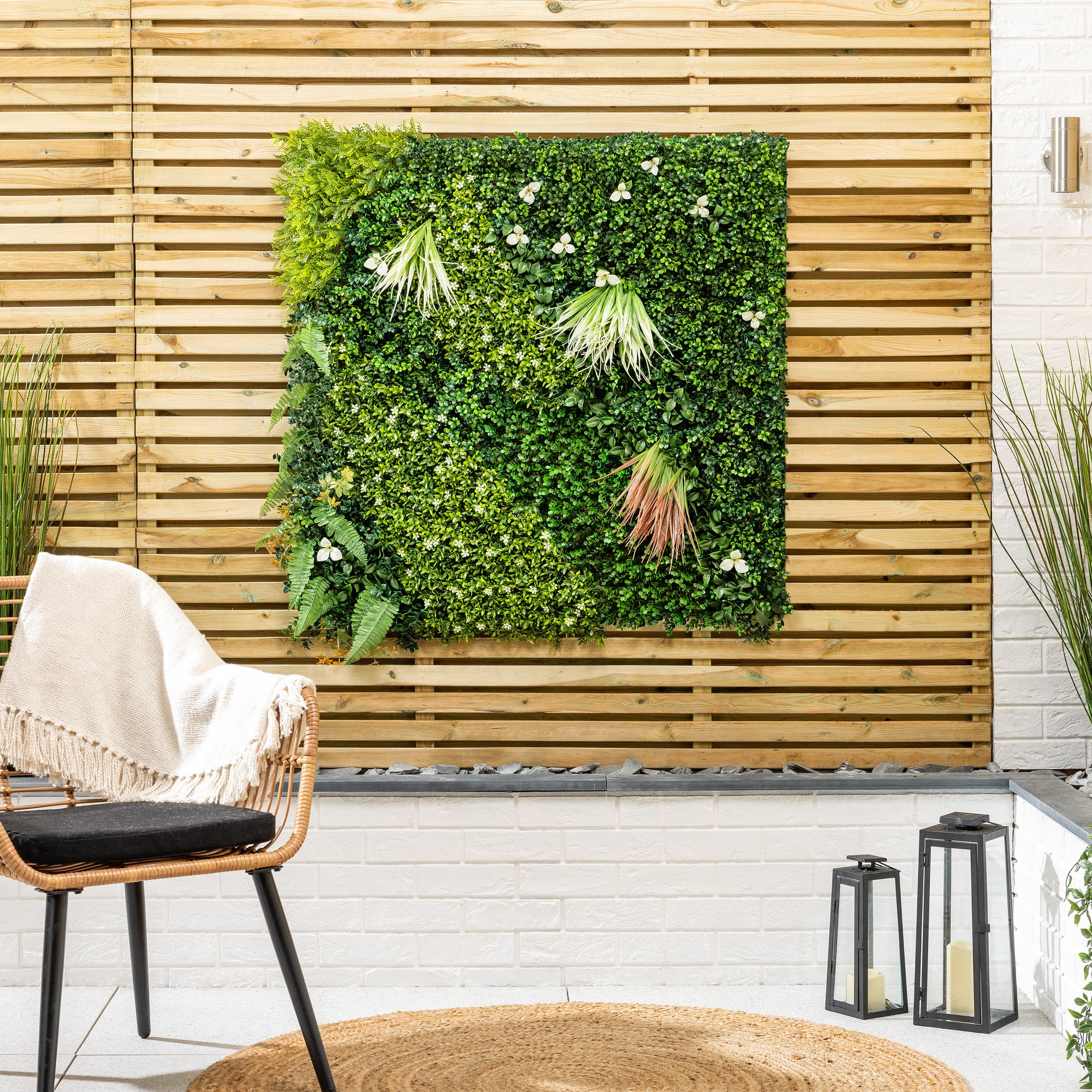 Artificial Meadow Living Wall Panels