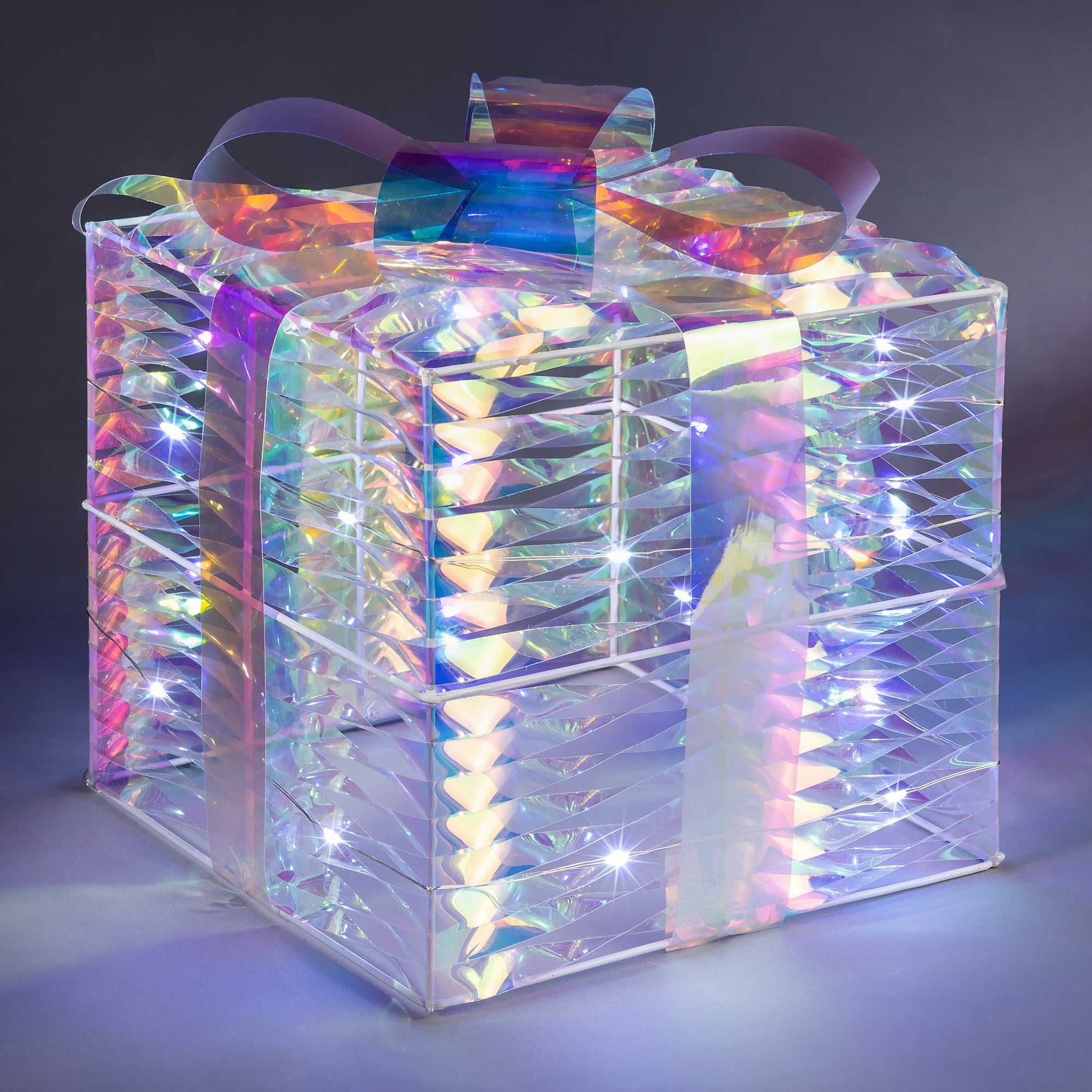 Iridescent Christmas Present Lights (Set of 3)