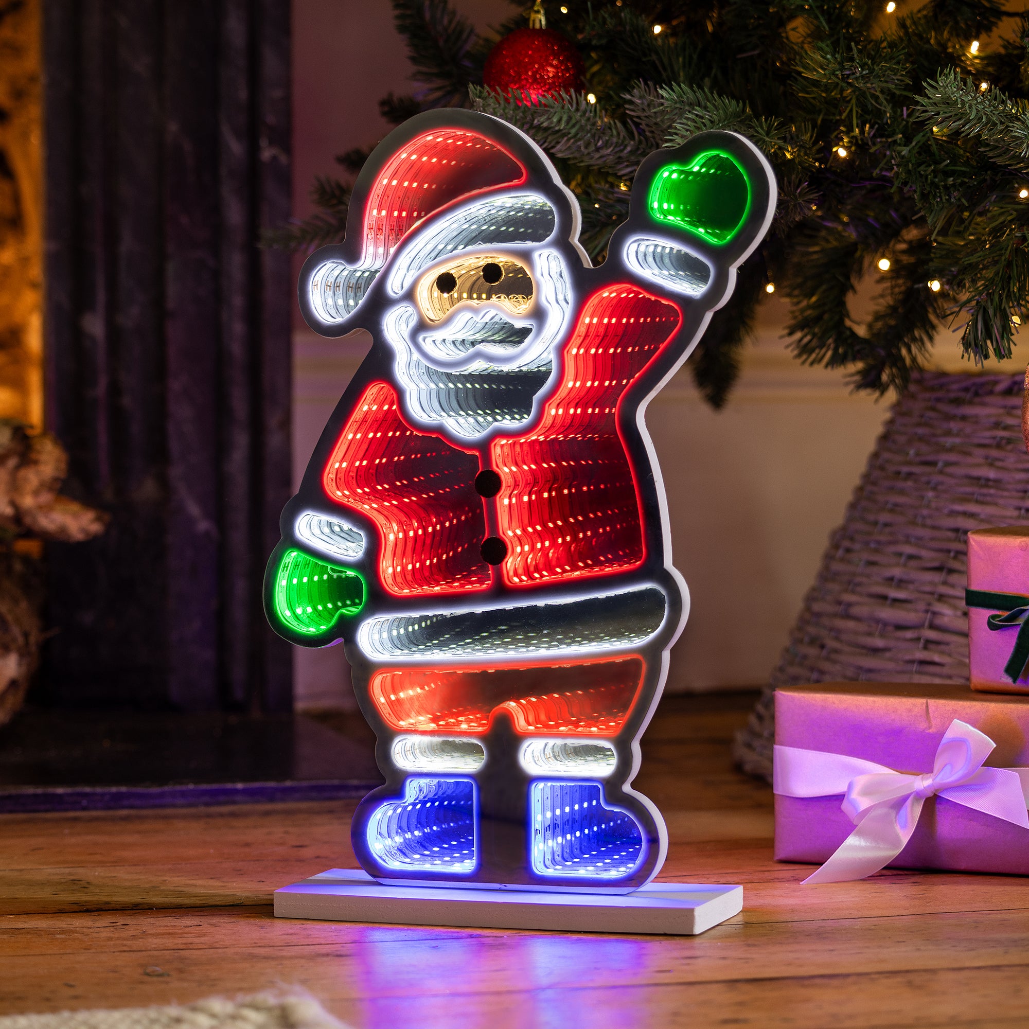 Christmas Santa Infinity Light – 40cm