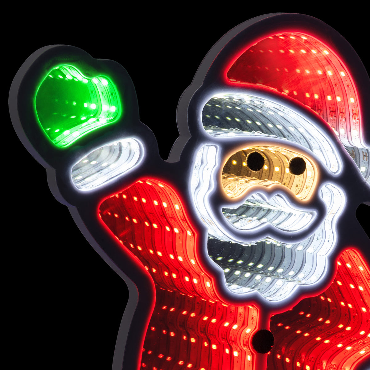 Christmas Santa Infinity Light – 40cm