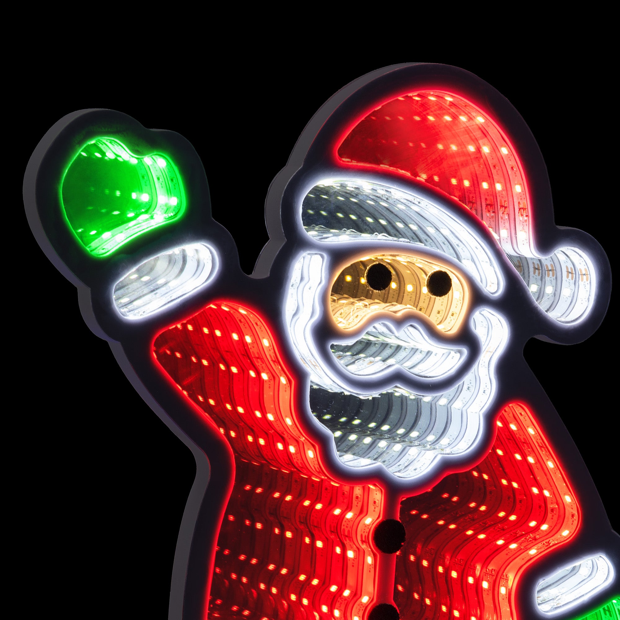 Christmas Santa Infinity Light