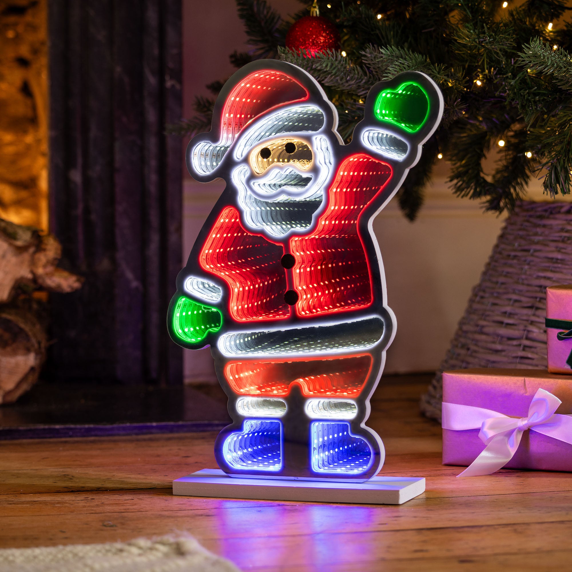 Christmas Santa Infinity Light