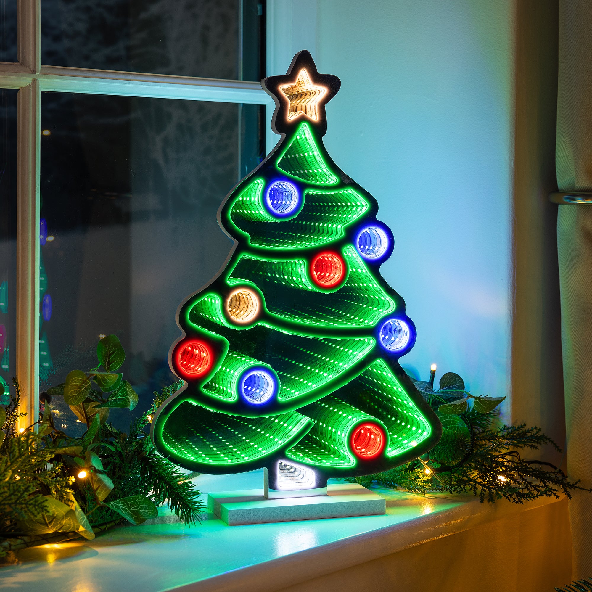 Christmas Tree Infinity Light – 40cm