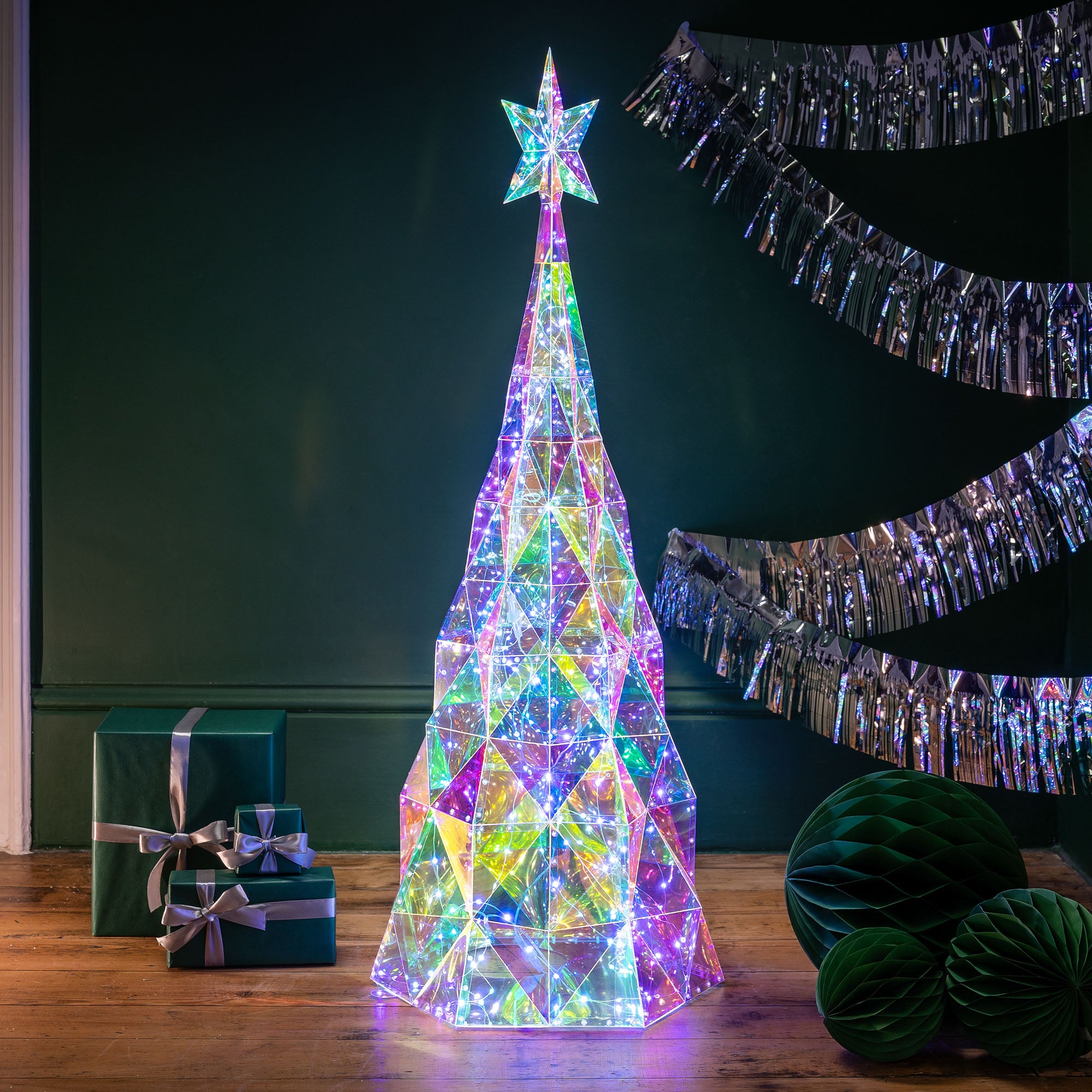 Large Iridescent Christmas Tree (110cm)