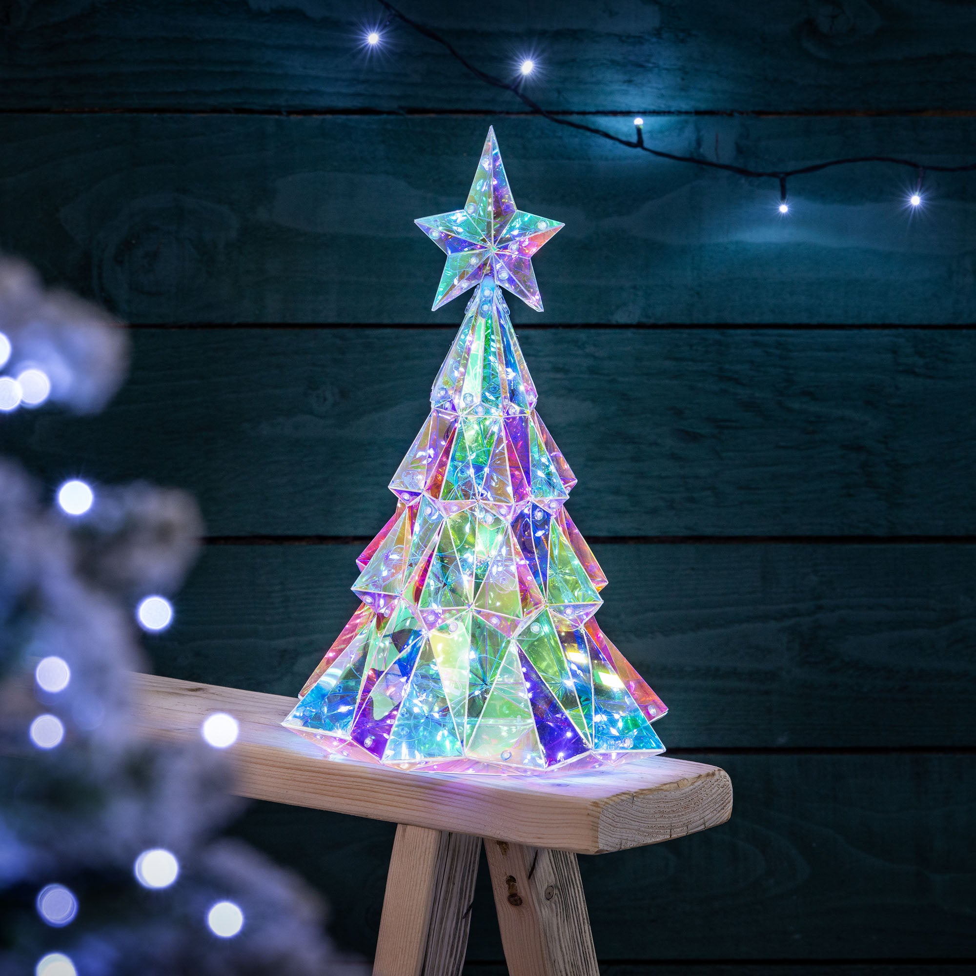 Iridescent Christmas Tree Light (40cm)