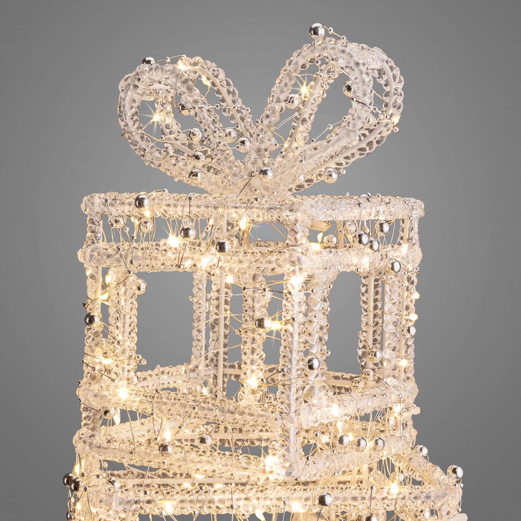 Stacked LED Acrylic Christmas Presents