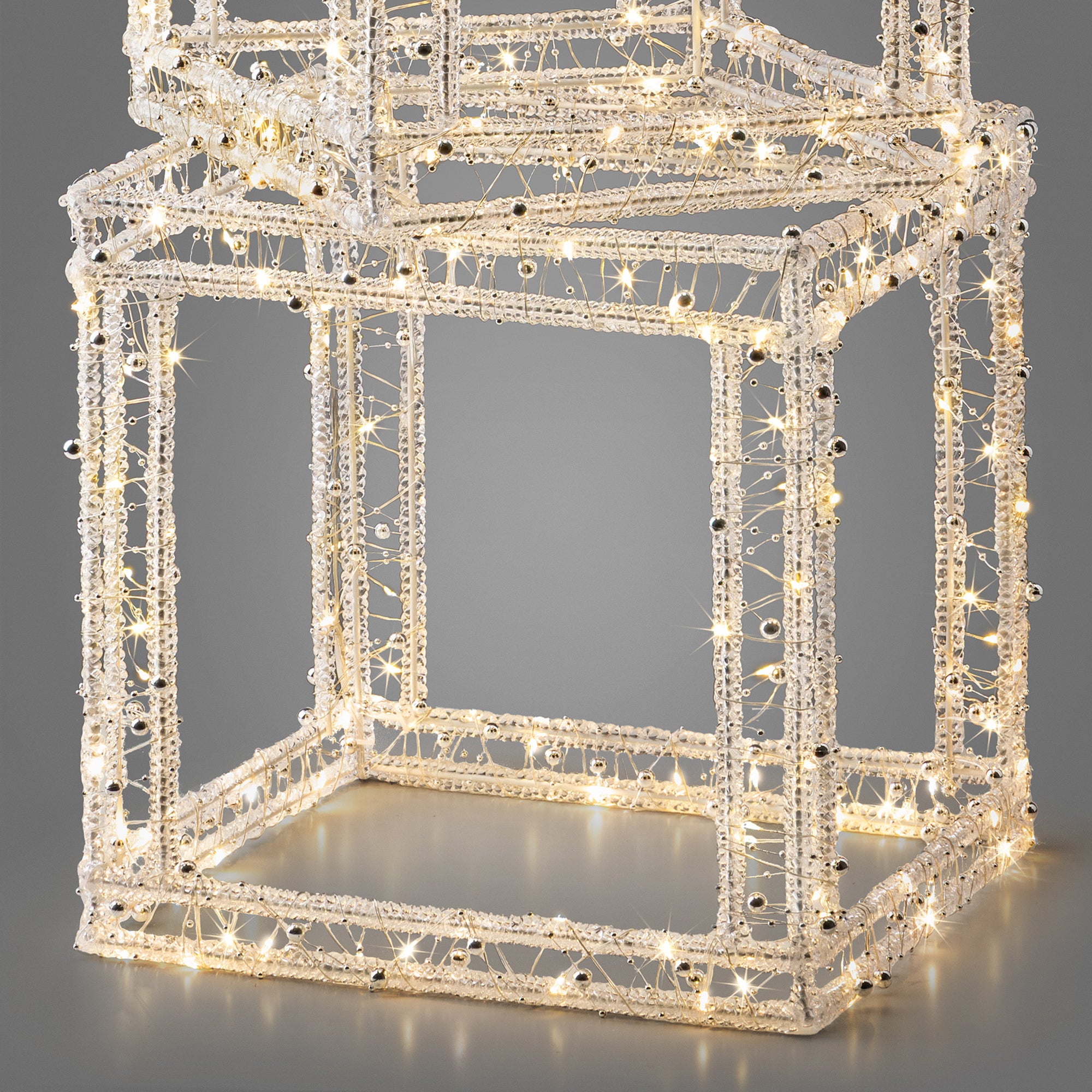 Stacked LED Christmas Present Boxes