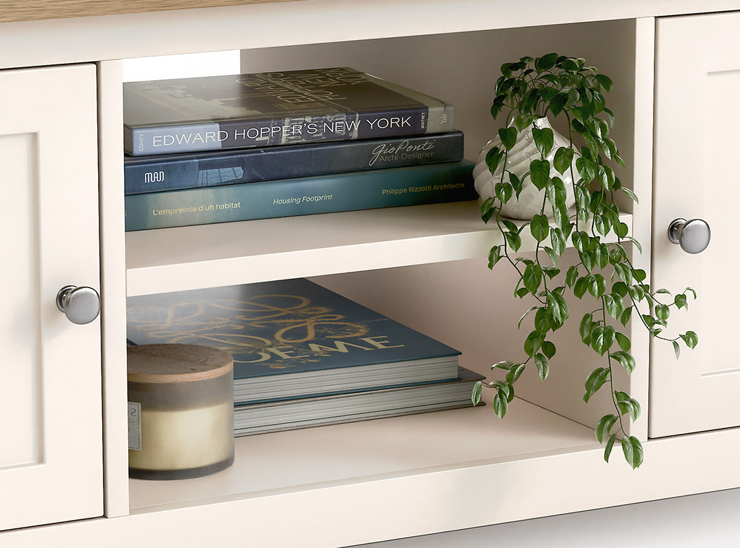 2 Open Storage Shelves