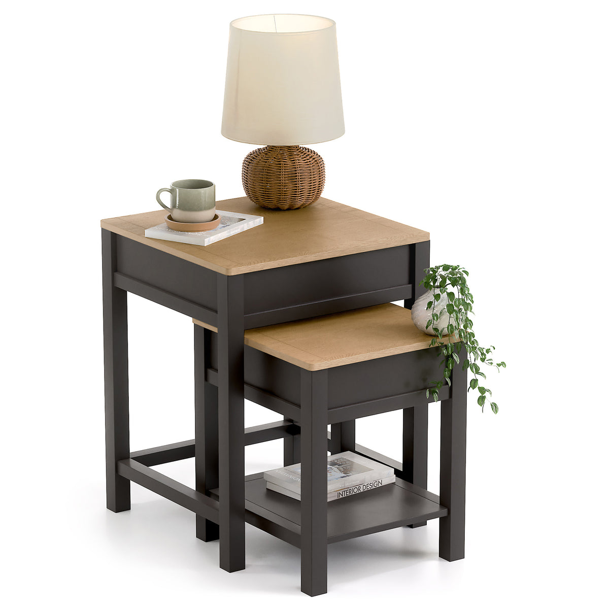 Dartmouth Nest Tables Storage