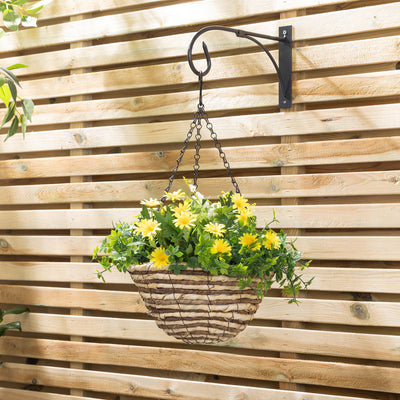 Artificial Daisy Hanging Basket