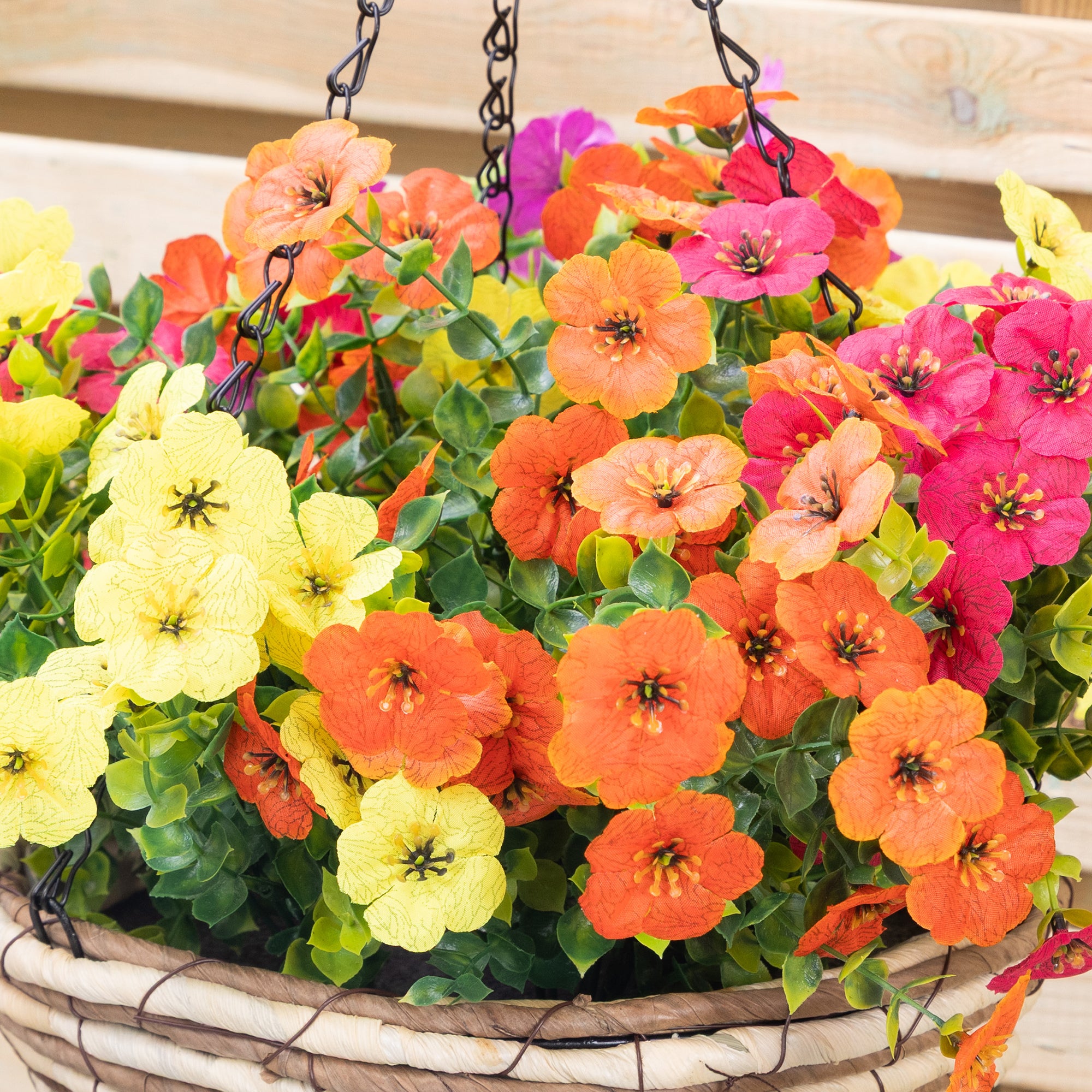 Artificial Sweet Violet Hanging Basket