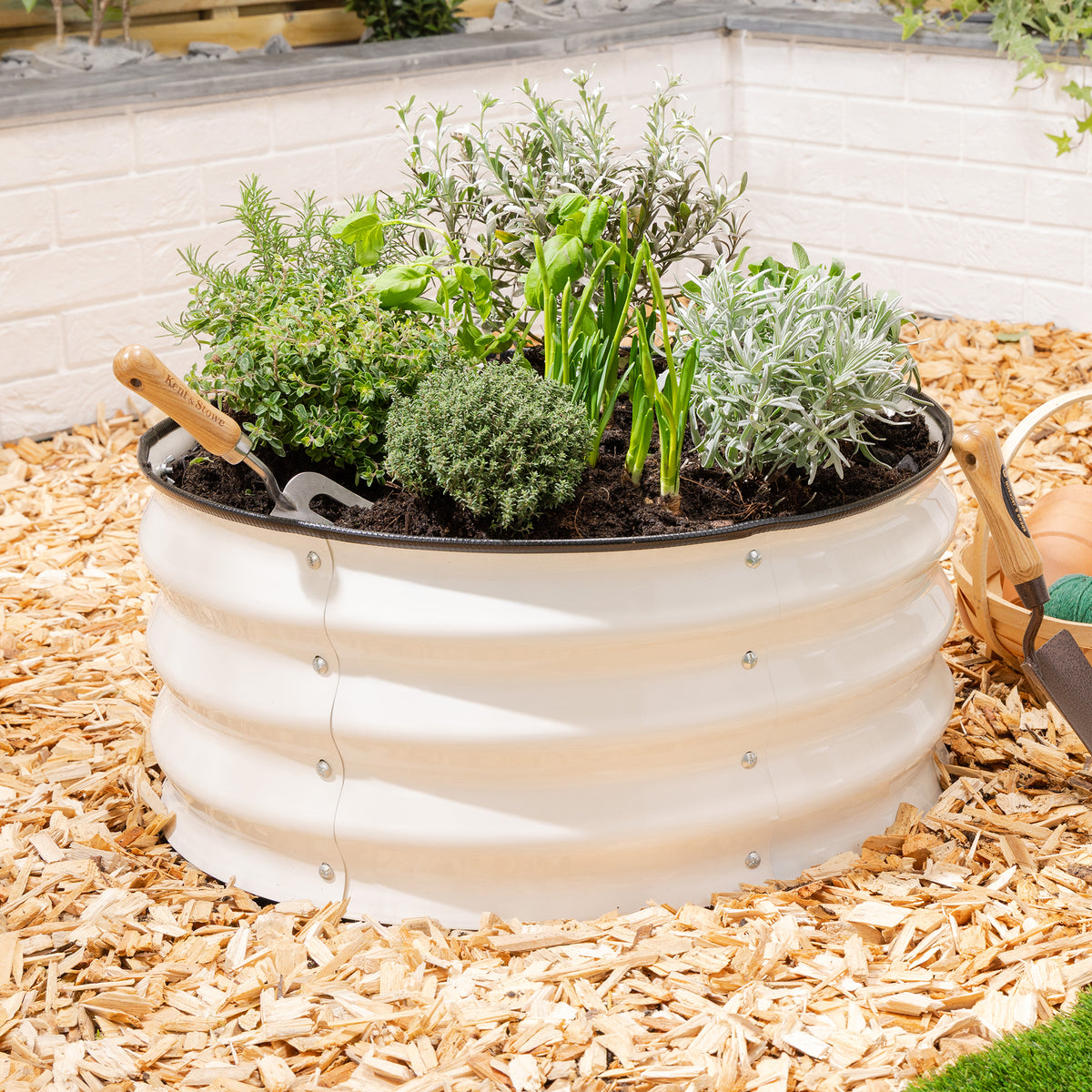 Circular Raised Garden Bed