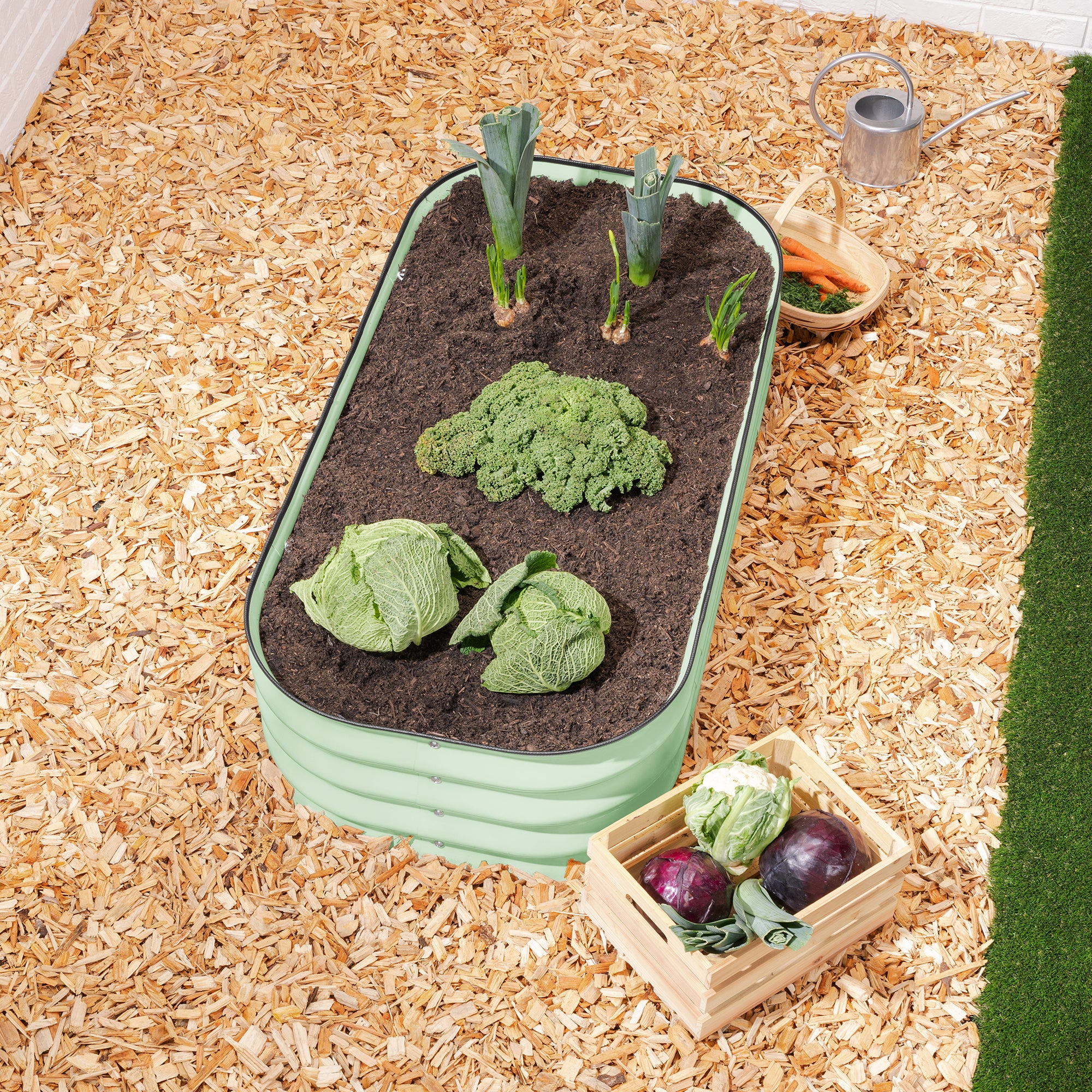 Rectangle Raised Garden Bed | 120cm & 180cm | Christow