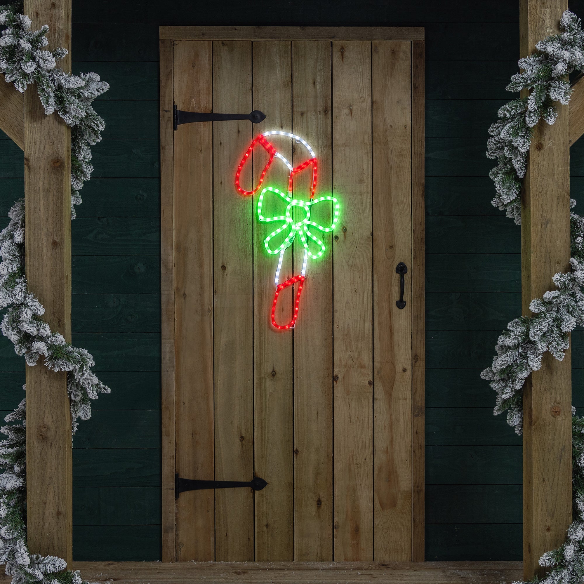 Candy Cane LED Rope Light Decoration