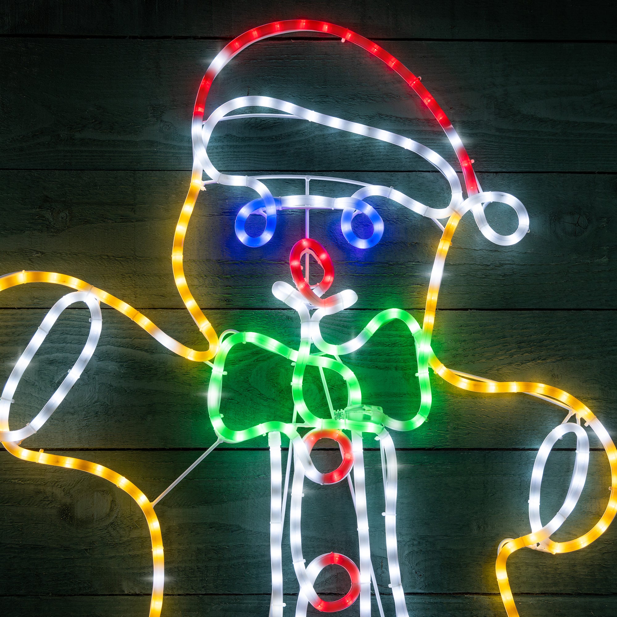 Gingerbread Man LED Rope Light Decoration