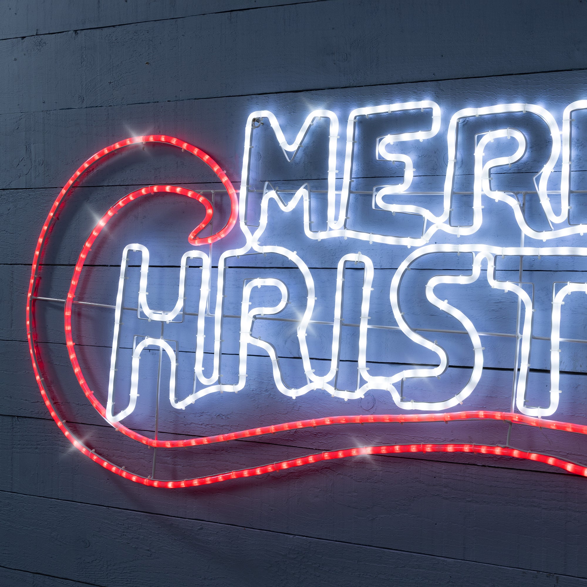 Merry Christmas LED Rope Light Sign