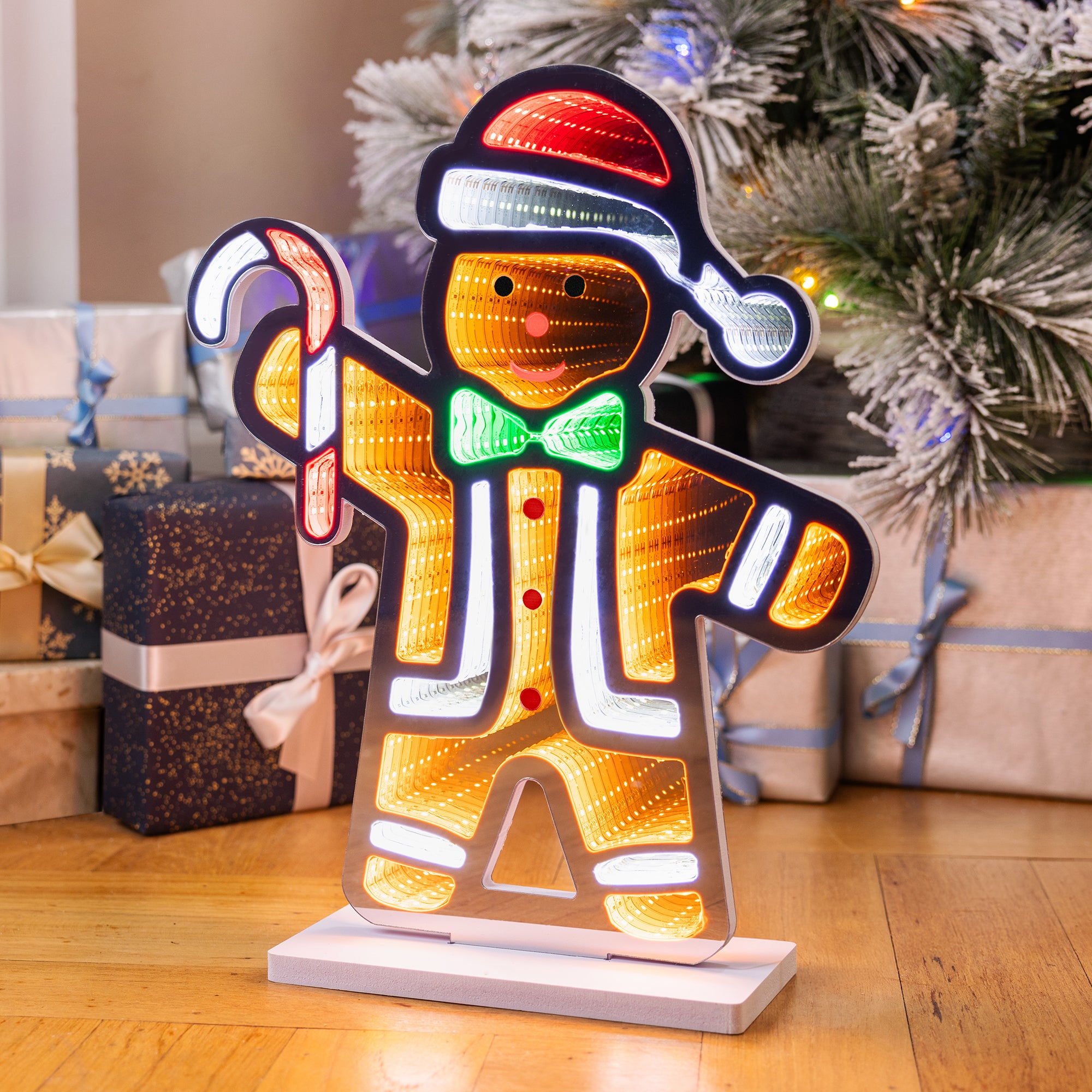 Christmas Gingerbread Man Infinity Light