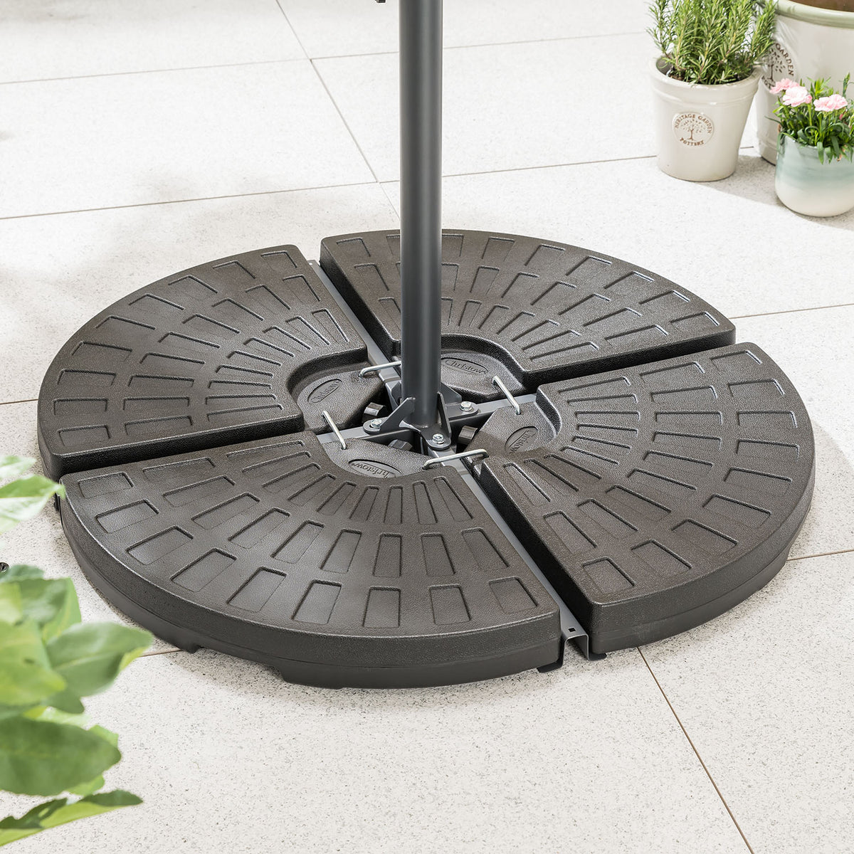 Round Cantilever Parasol Base