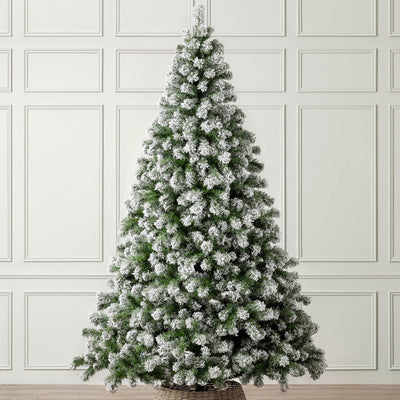 Chamonix Spruce Flocked Christmas Tree