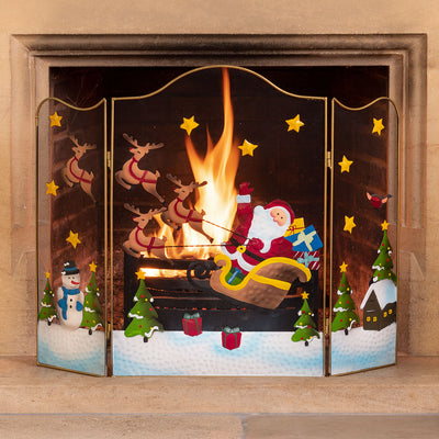 Christmas Fire Guard – 61cm Tall