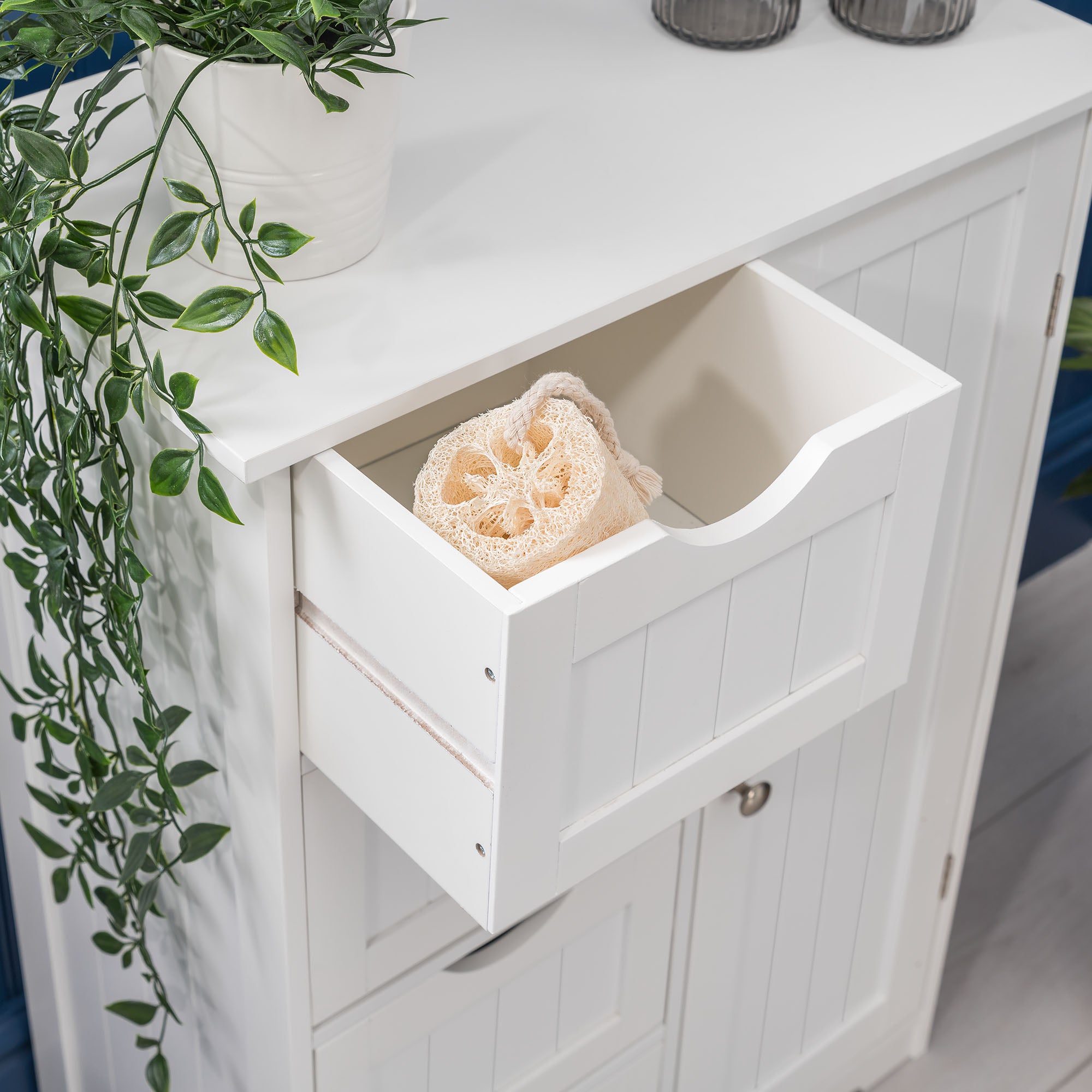 Clovelly White Bathroom Drawer Cabinet