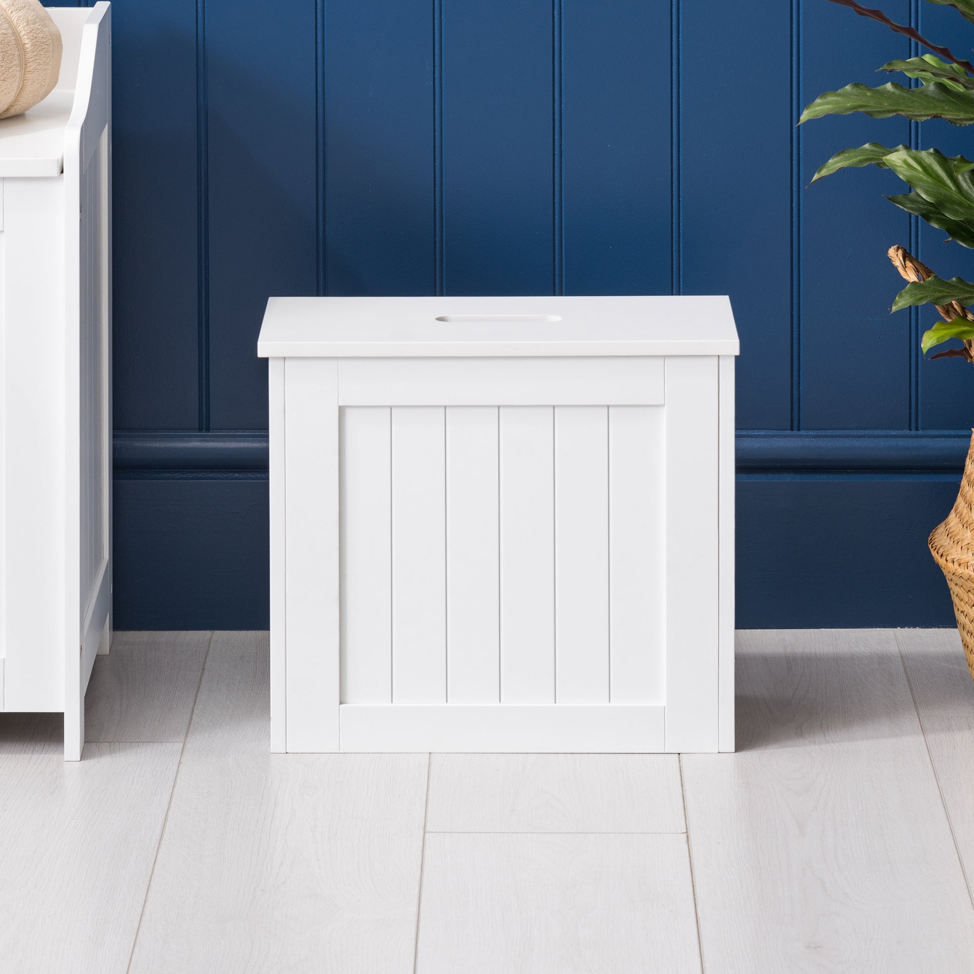 Clovelly White Bathroom Tidy Box