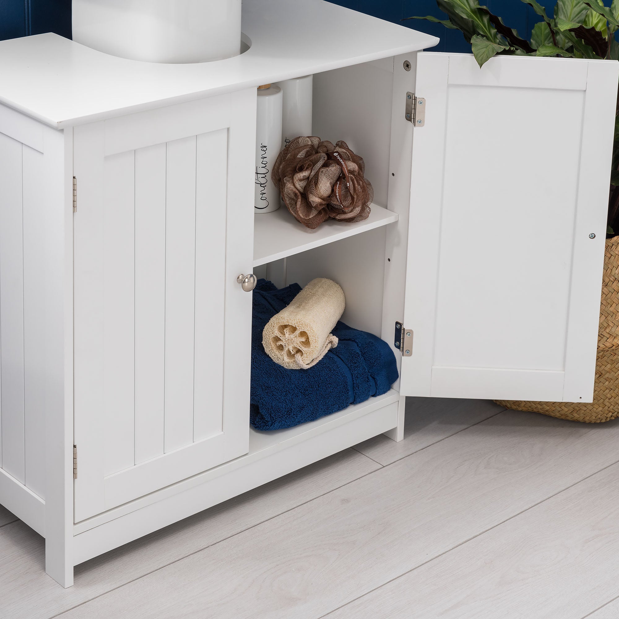 Clovelly White Under Sink Cabinet