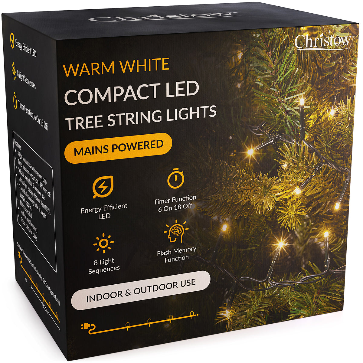 Compact LED Christmas Tree Lights