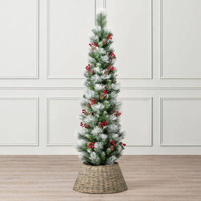 Cone & Berry Pencil Christmas Tree